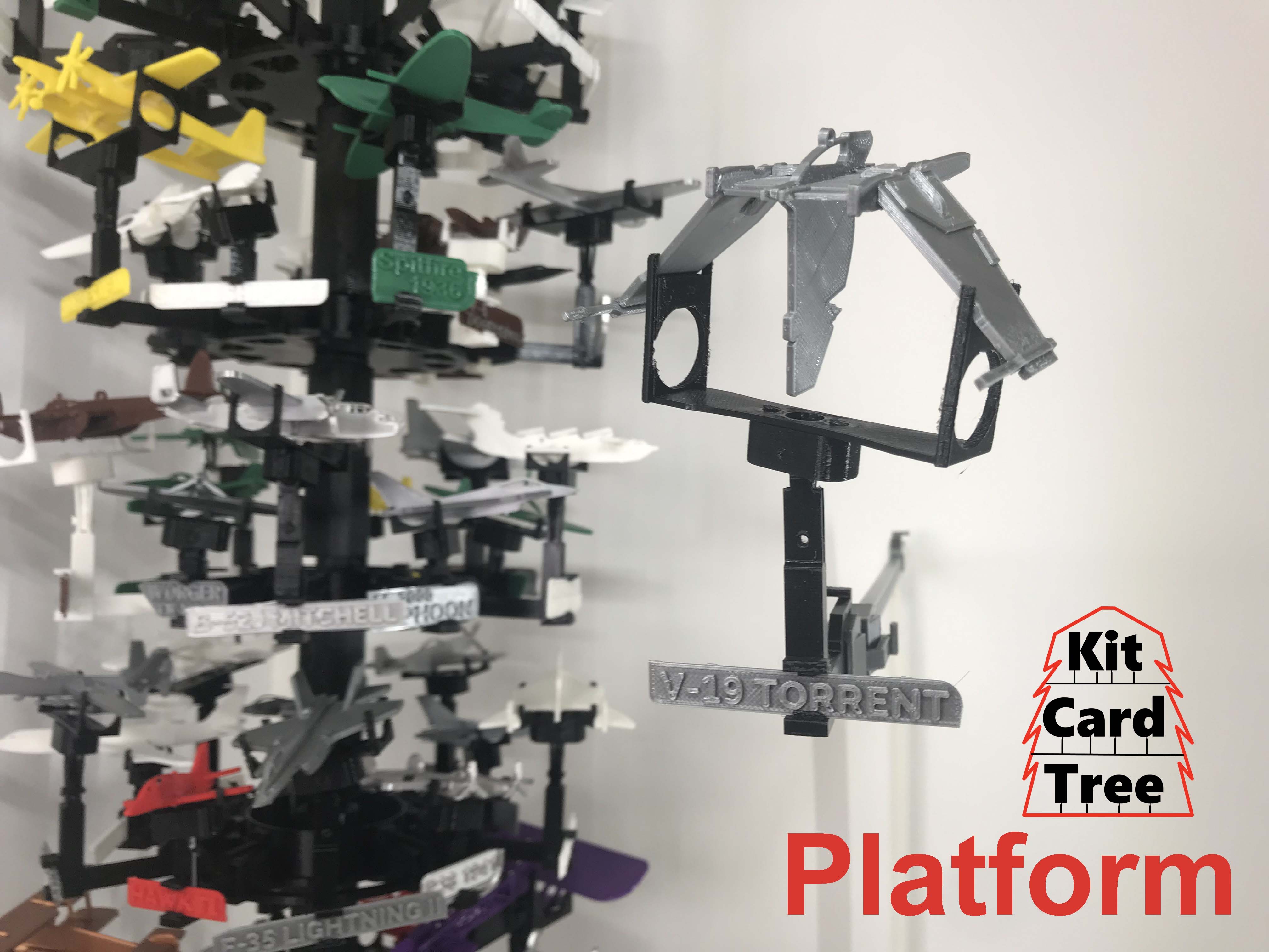 Kit Card Tree platform for V-19-Torrent by Nakozen 3D model thumbnail
