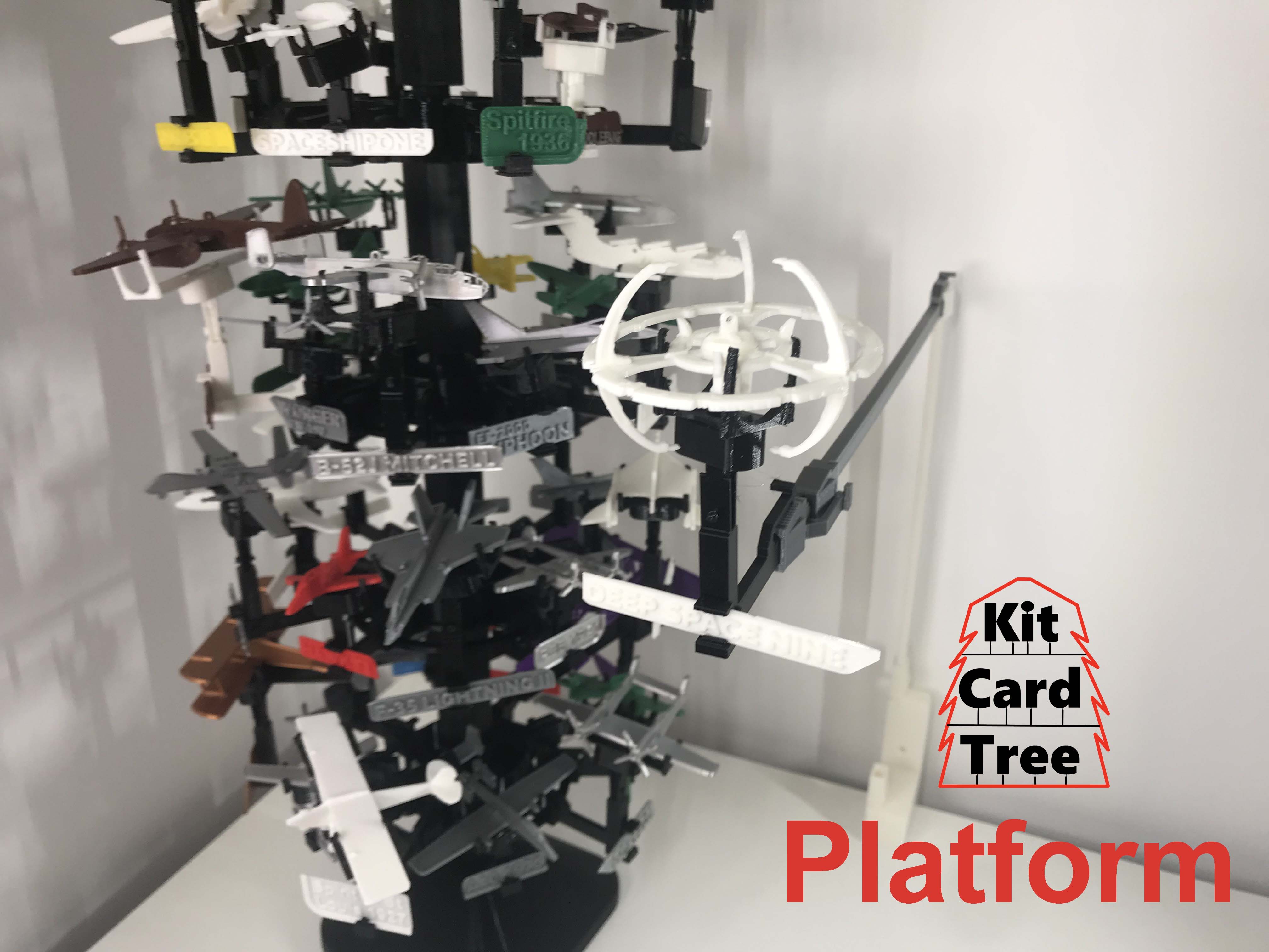 Kit Card Tree platform for Deep space nine by Nakozen 3D model thumbnail
