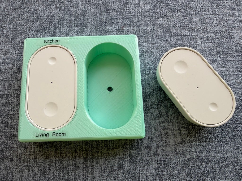 Ikea BILRESA two-button remote button holder