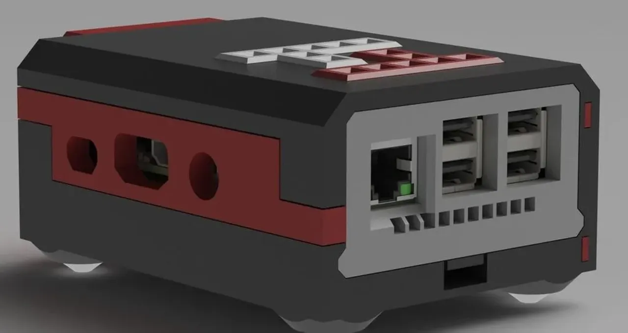 Raspberry Pi case LA BRIK by Maspat971, Download free STL model