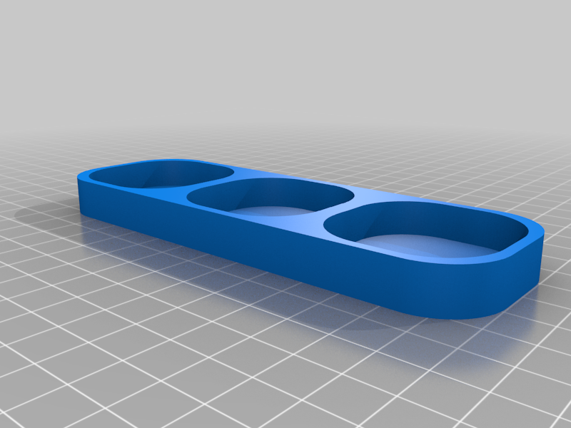 Miniatura 2 do modelo 3D SmartThings Button Holder for 3 buttons