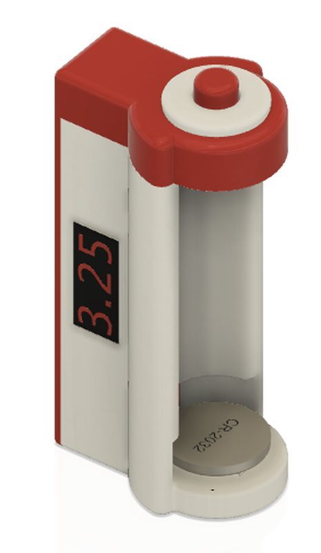 Testeur De Piles Universel - Pour Piles 1,5V Et 9V (bouton Inclus) - Affichage Code Couleur Simple