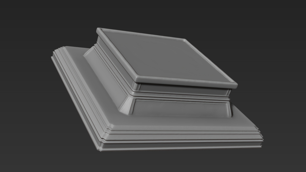 Miniatura 9 do modelo 3D Base Square Basic