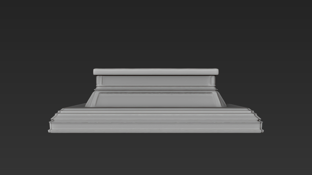 Miniatura 2 do modelo 3D Base Square Basic