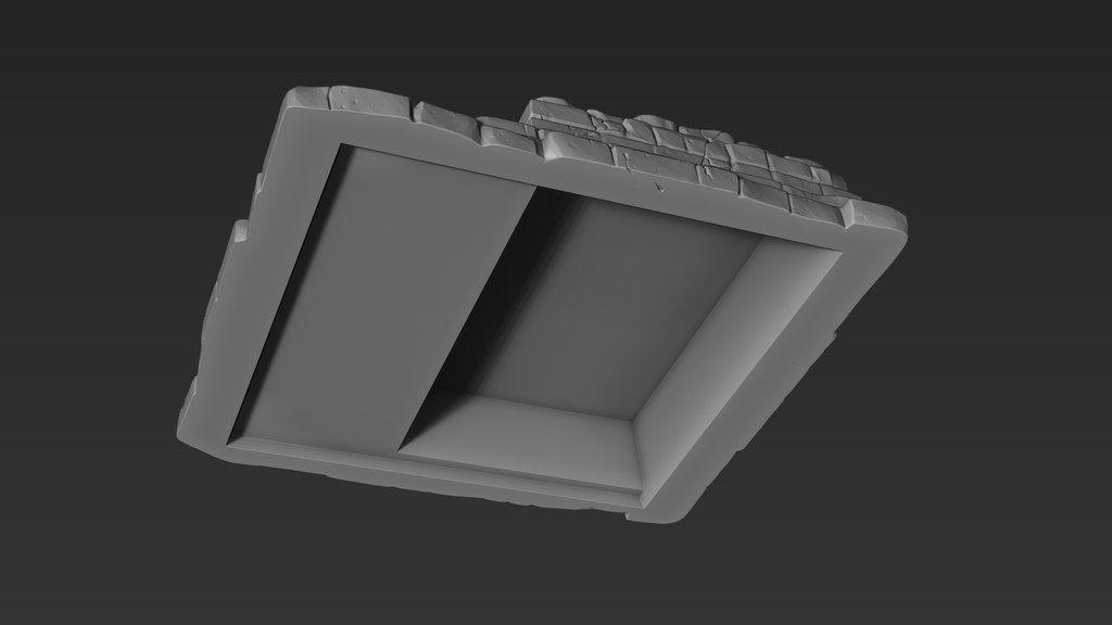 Miniatura 7 do modelo 3D Base Stone Stairs