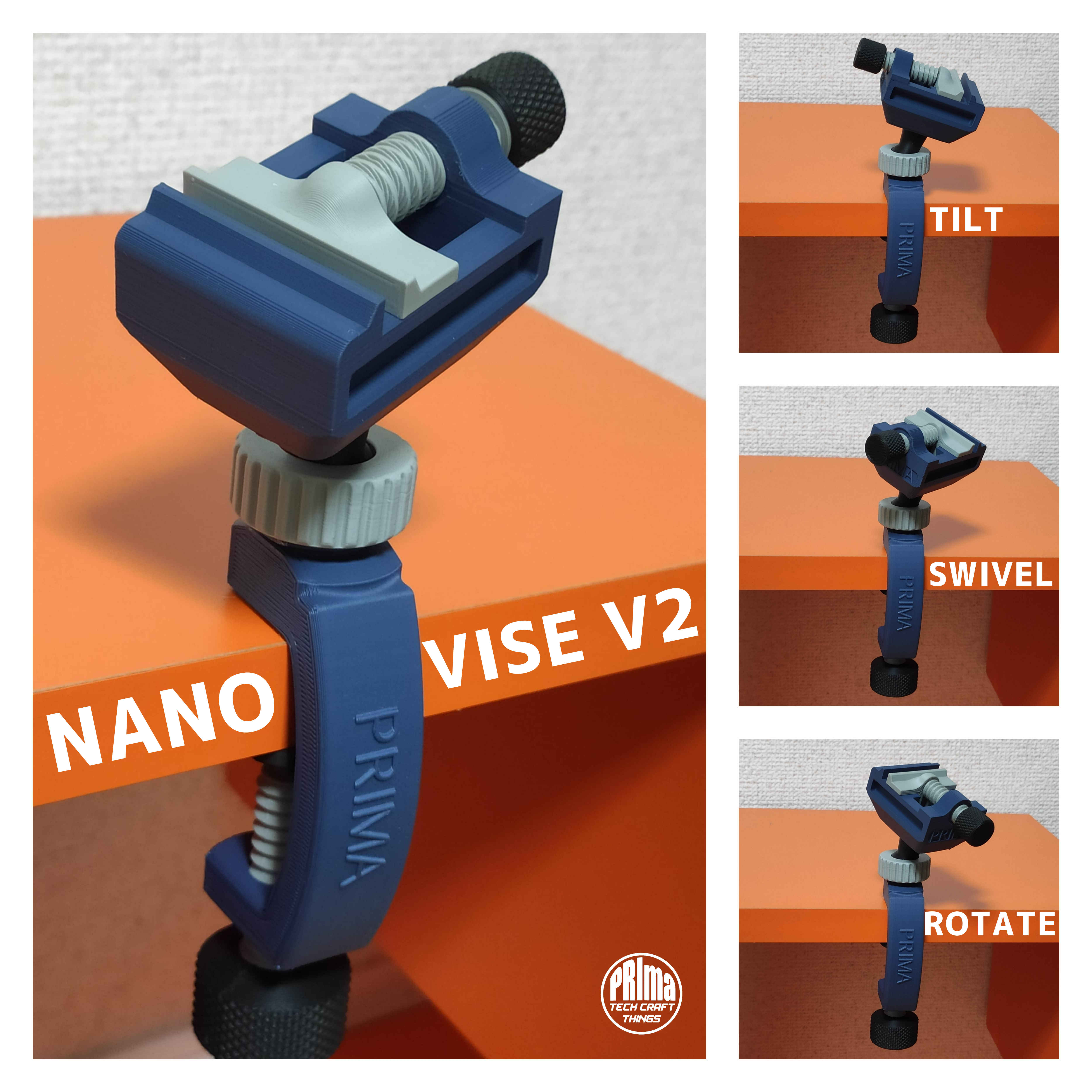 Nano Vise V2 by PRIma by PRIma Download free STL model