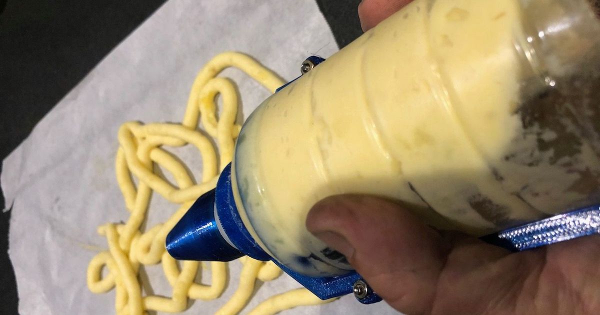 Improved food/anything syringe by Flex Download free STL model