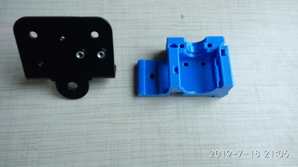 Funssor CR10(-S)/ENDER Carriage E3d6 Manual Base for Petsfang v2