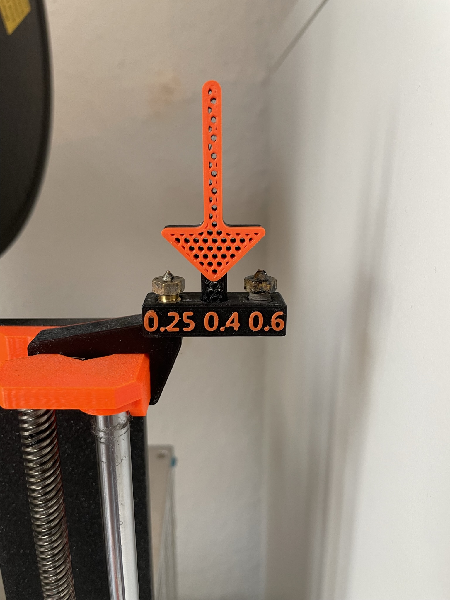 MK3 Nozzle Holder with Nozzle-In-Use Indicator