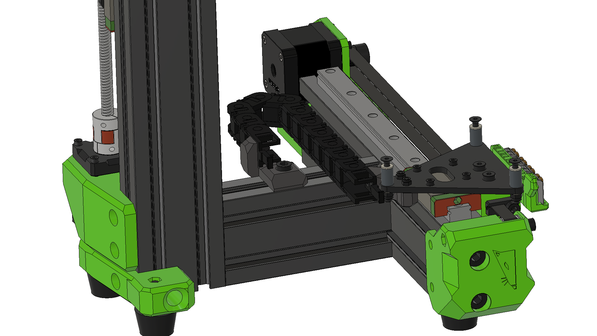 RatRig V-Minion Y Axis Drag-chain (Compatible with VECTOR 3D - PCB Mod)