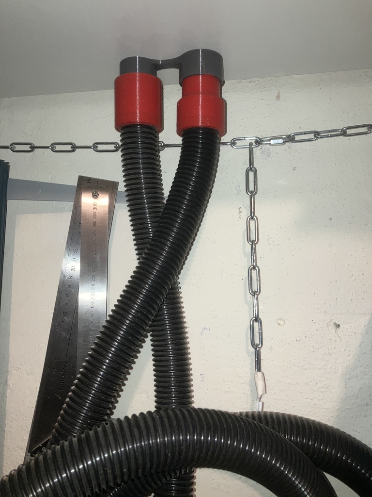 osVAC hose storage solution, shelf mount