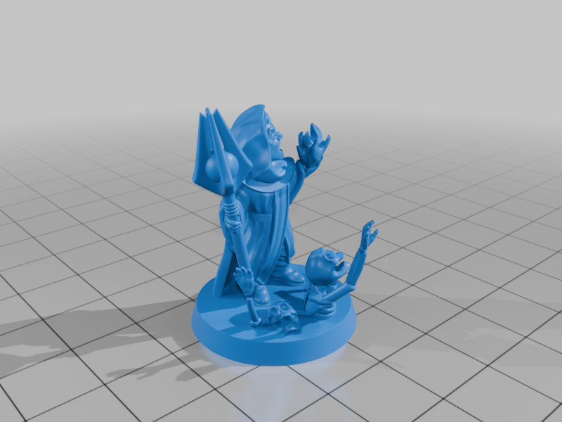 Halfling necromancer FDM supportless — thumbnail 4