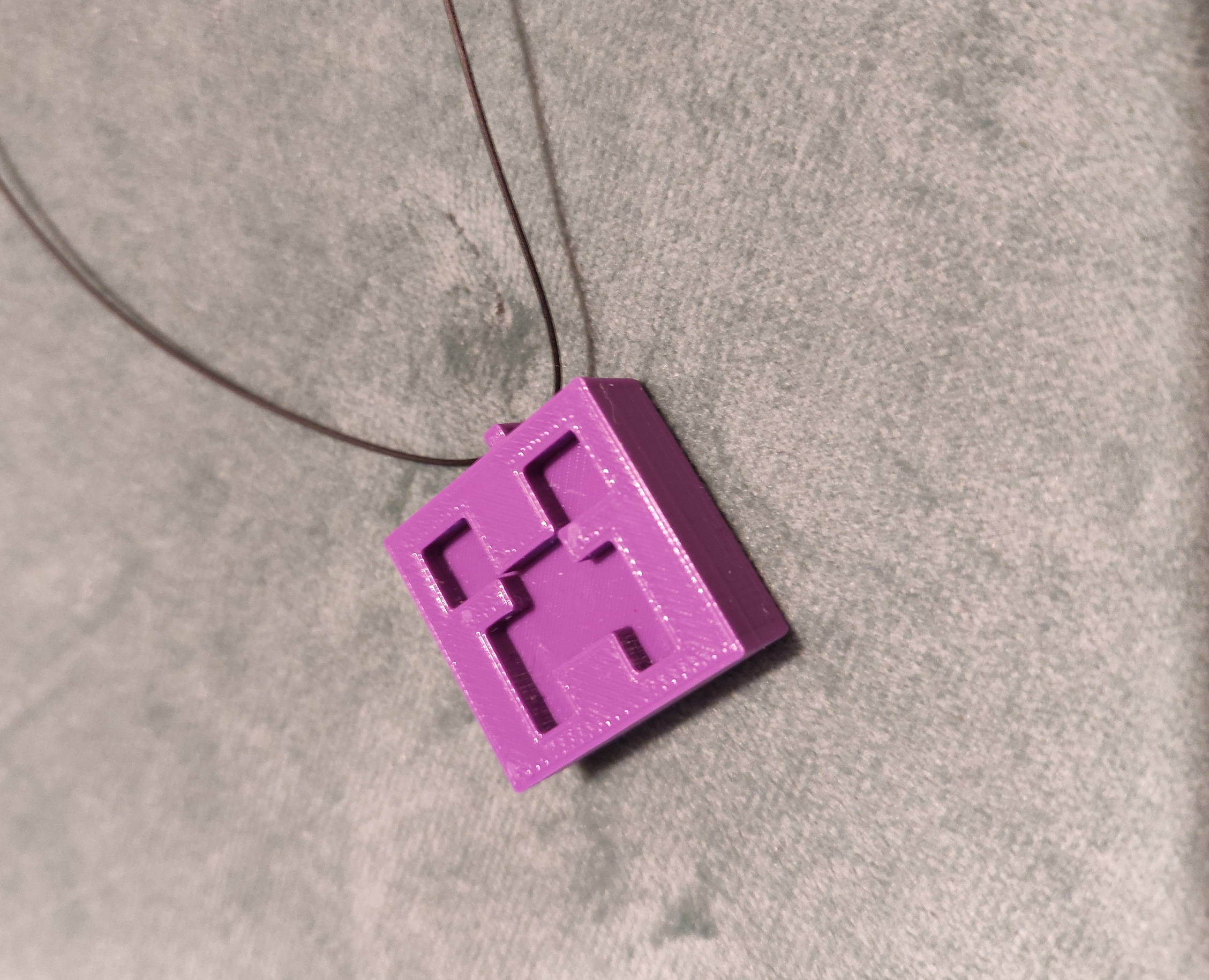 Minecraft Creeper Necklace