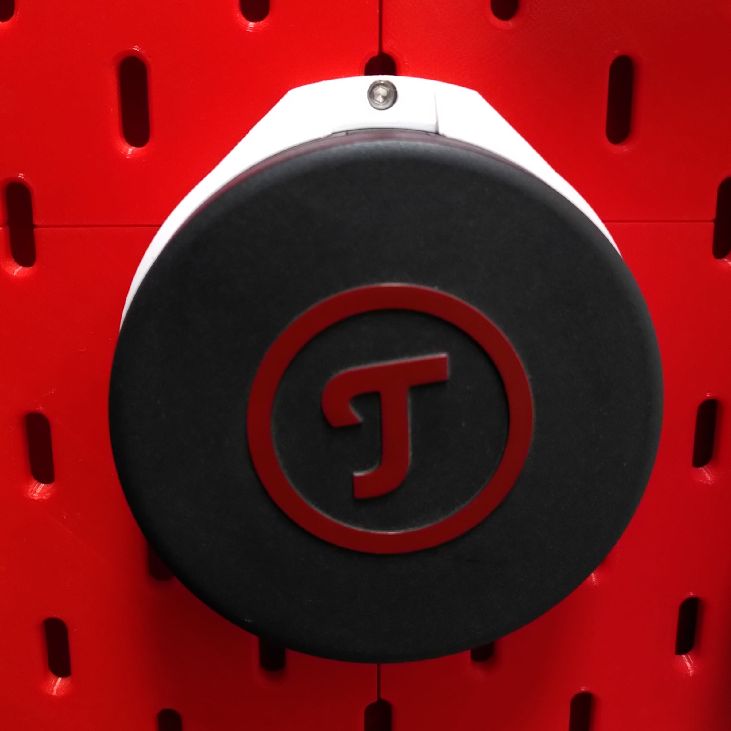 Teufel Puck Control mount - Skadis (optional T-Nut) 3D model thumbnail