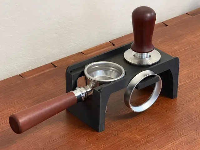 58mm Espresso Tamping Station (inc .STEP .F3D)