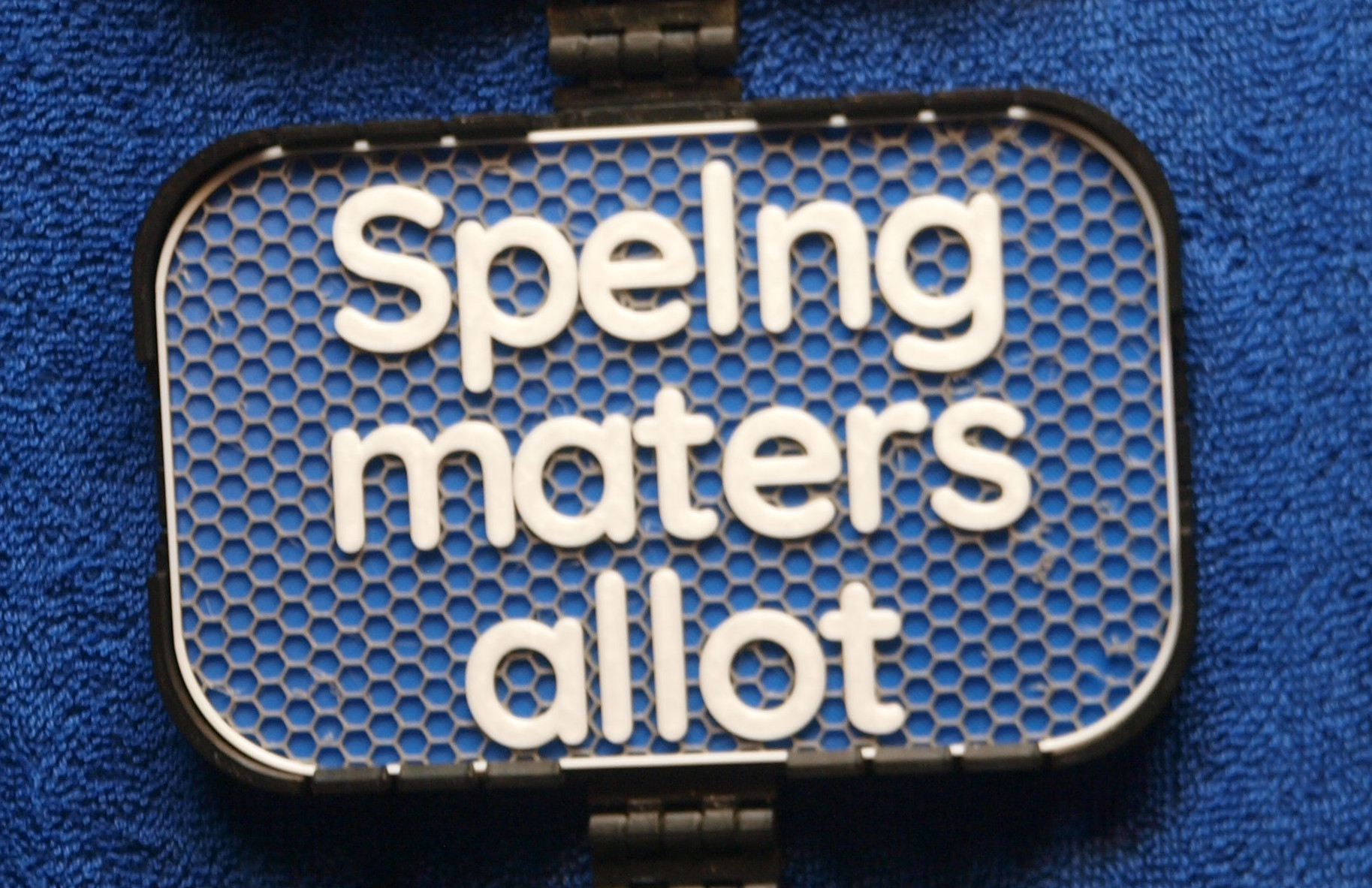 Spelling Matters sign