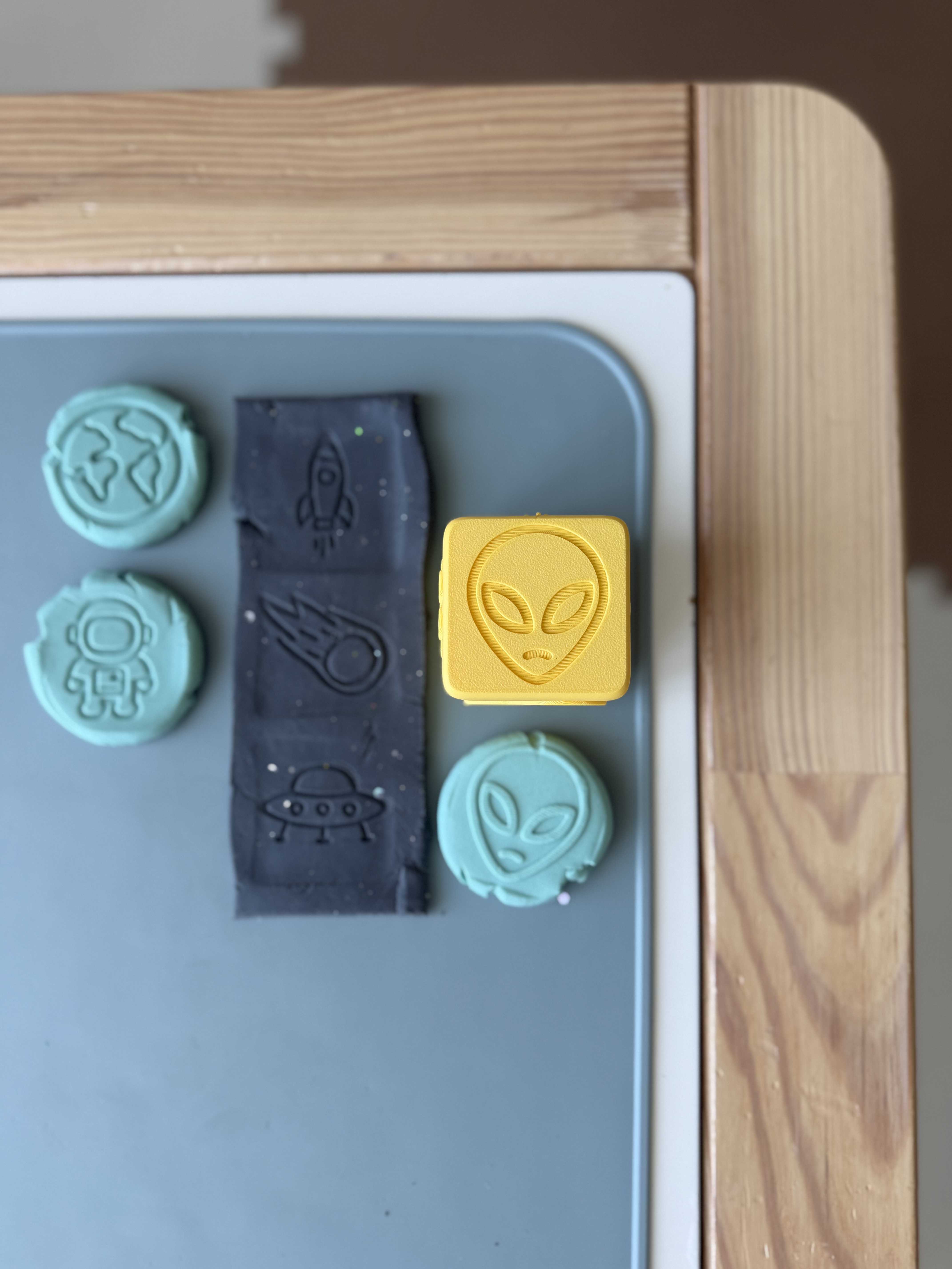 PlayDoh stamp cube - SPACE — miniatura 3