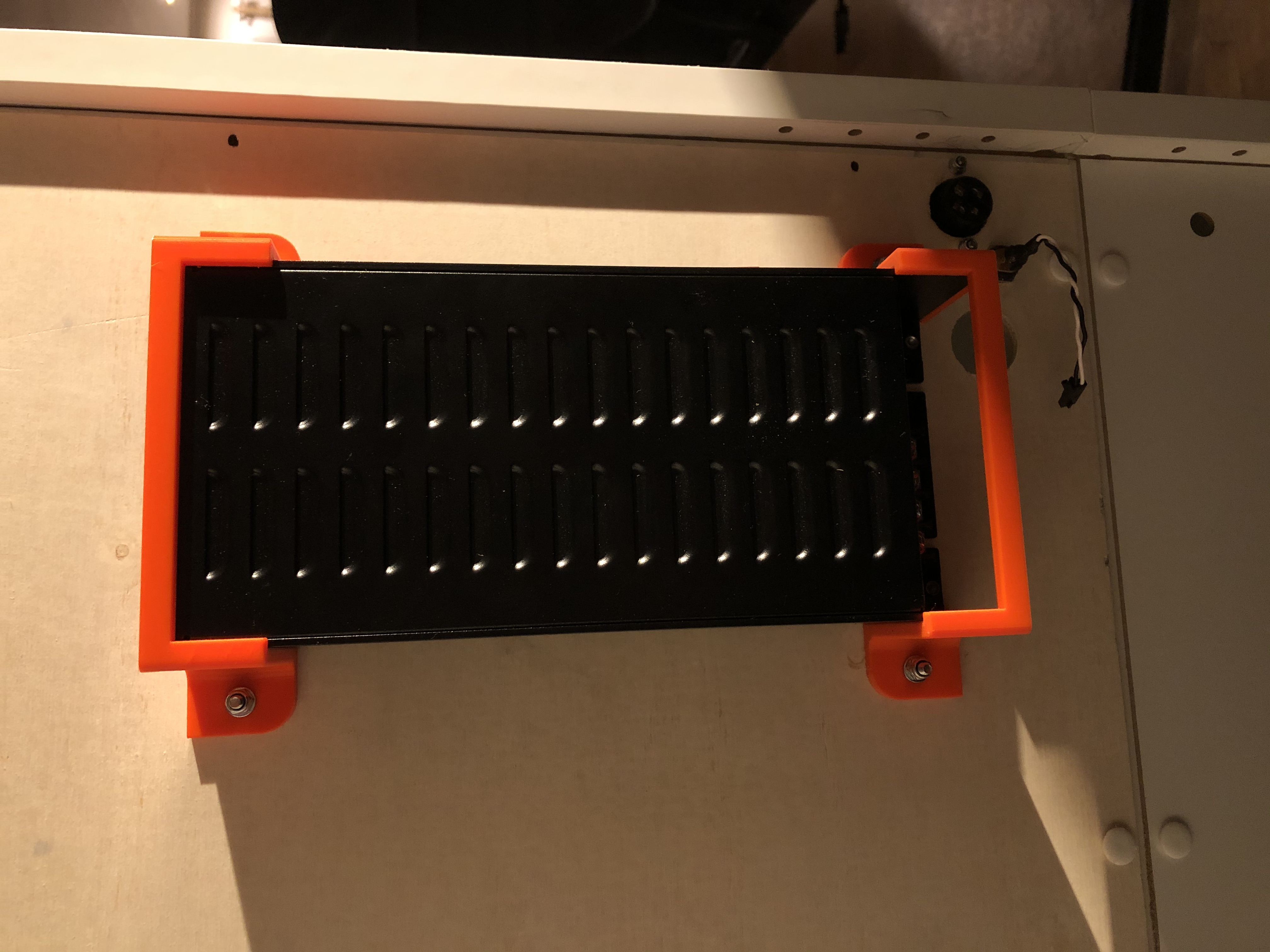 Prusa MK3 Black PSU wall mount