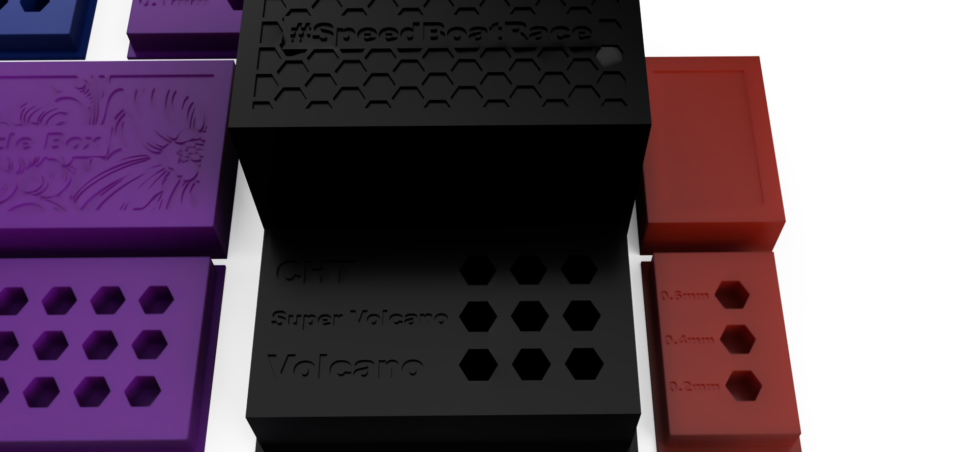 Miniatura 4 do modelo 3D Customizable Nozzle Box!