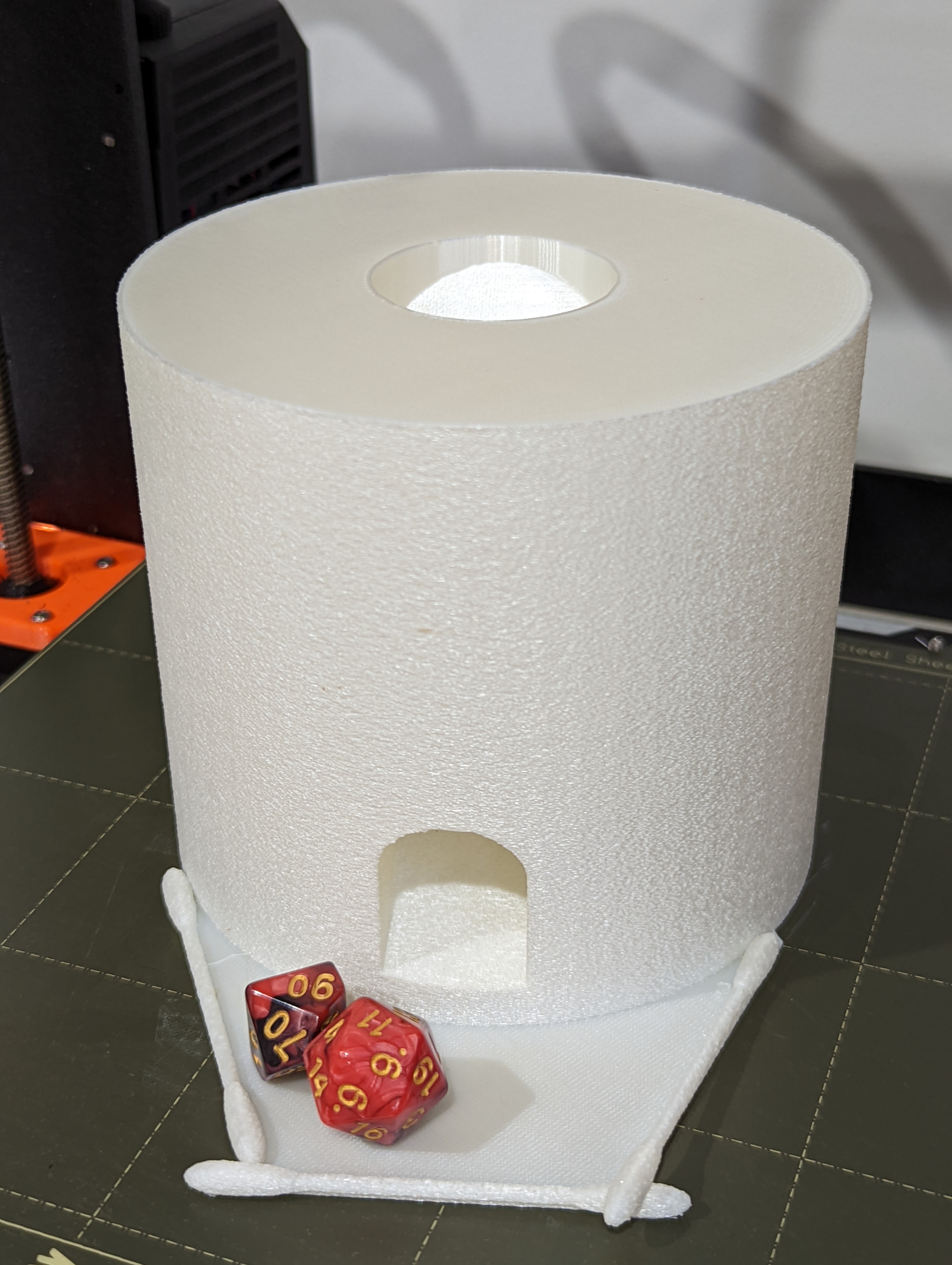 Toilet Paper Roll Dice Tower v1 and v2
