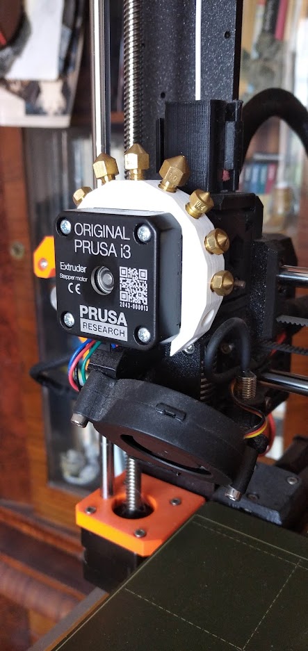 nozzle star crown holder for nema 17