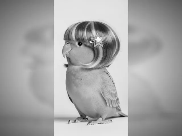 Bird with Wig Hueforge