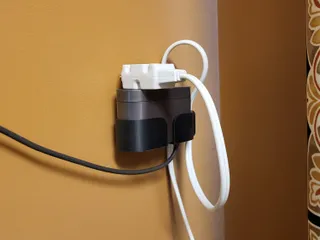 Dyson SV12 space-saving wall mount with power charger by Davide Mognaschi, Download free STL model