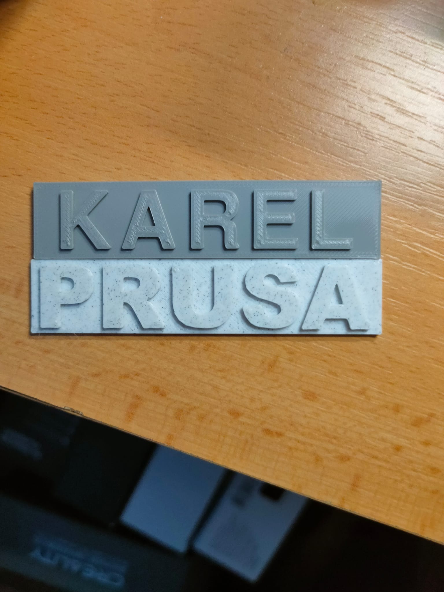 KAREL nametag