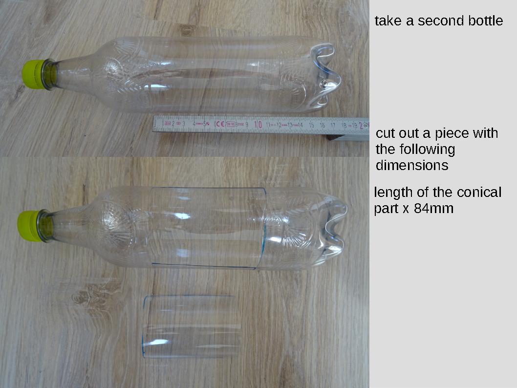 PET Bottle Cyclone Seperator od autora Swarm Stáhněte si zdarma STL model