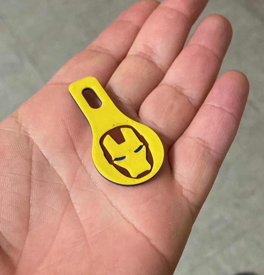 Shopping cart coin key Iron Man token - Gettone Carrello Spesa IronMan