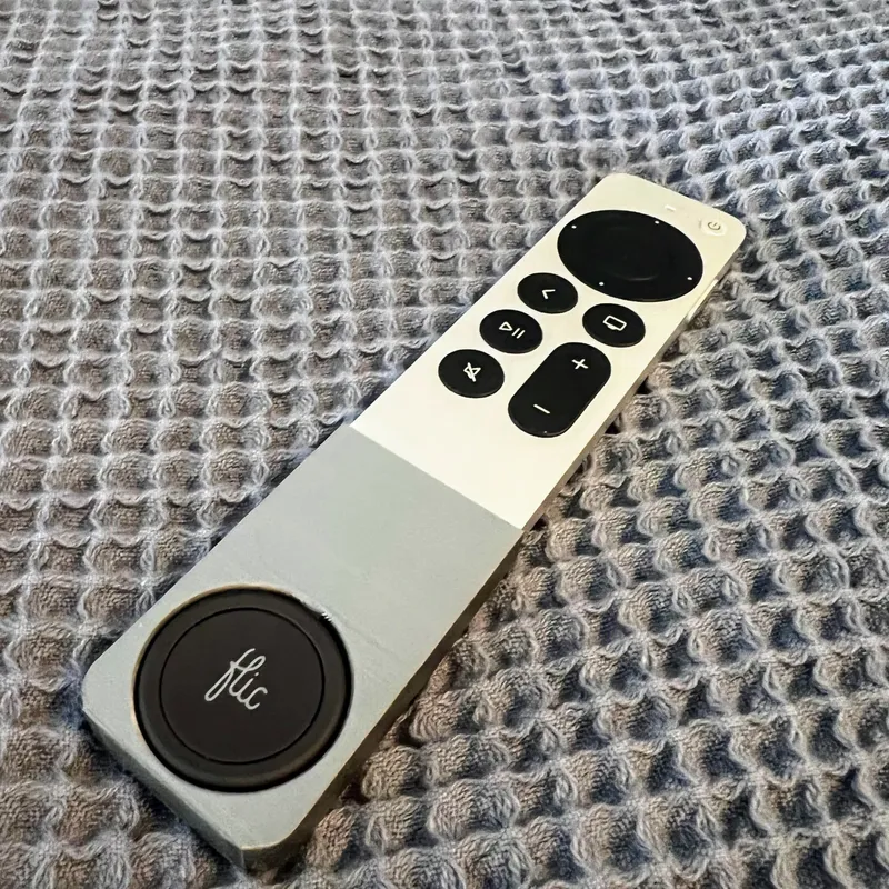 Flic Button Holder for Apple TV Remote by DaSpaceman | Download free STL  model 