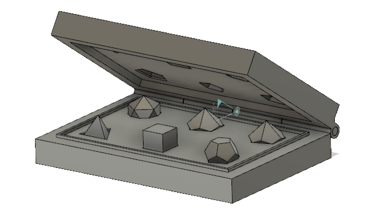 Box for D&D dice