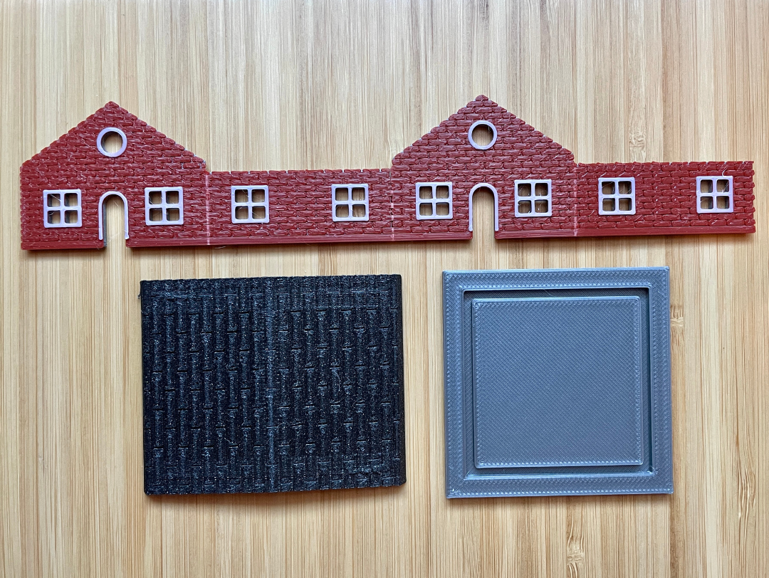 Miniatura 3 do modelo 3D Foldable Brick Cottage