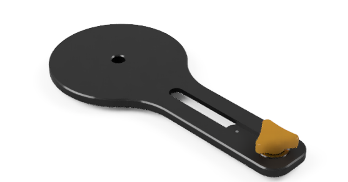 Trim Router Circle Jig by db Download free STL model