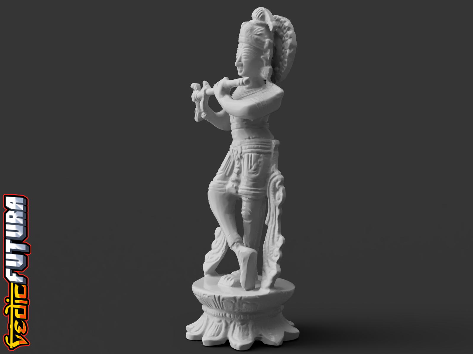 Symbolism of Krishna’s Flute by VedicFutura | Download free STL model ...