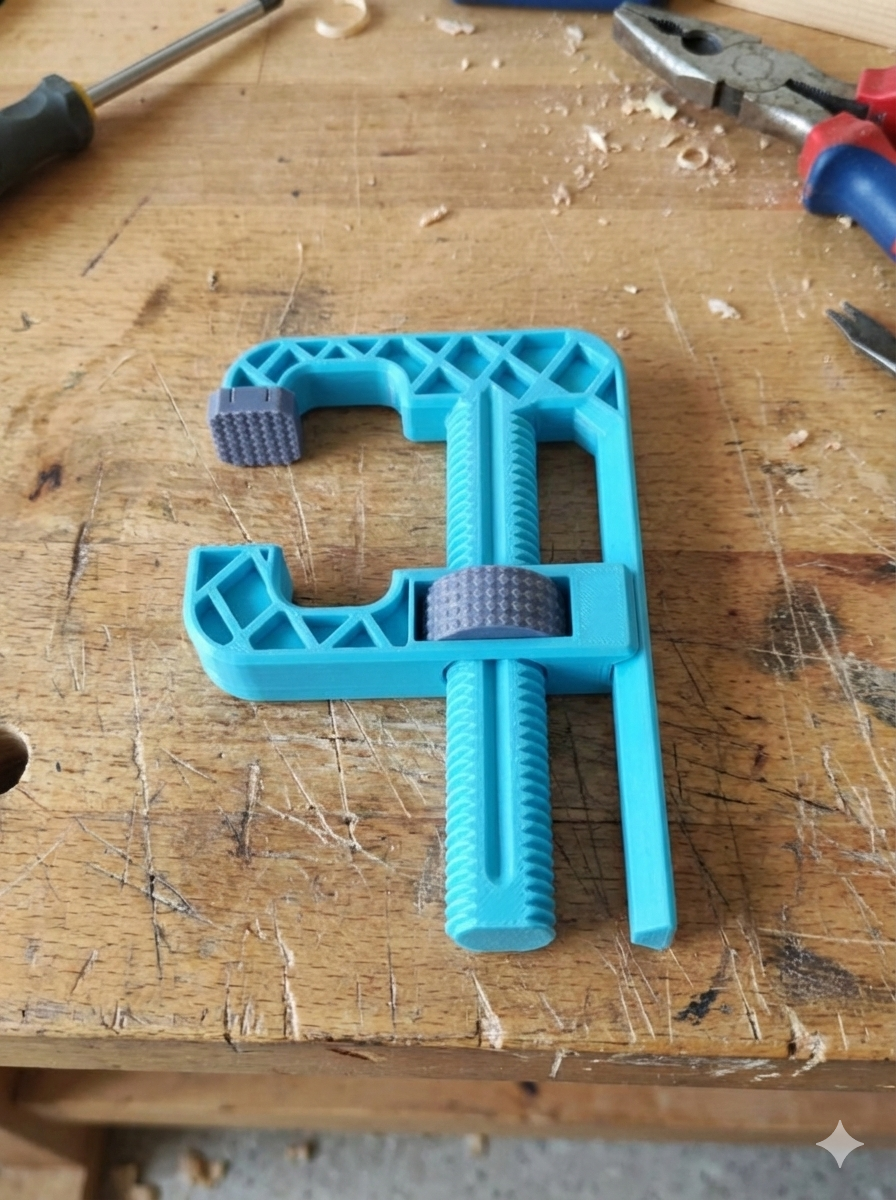 Heavy-Duty C-Clamp for Makers