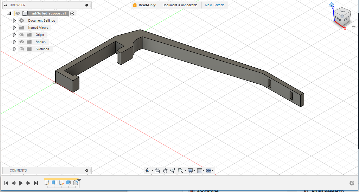 Meus Racing Led Mount Stl Yet another mk3s led mount by dmtinkdev | Download free STL model ...