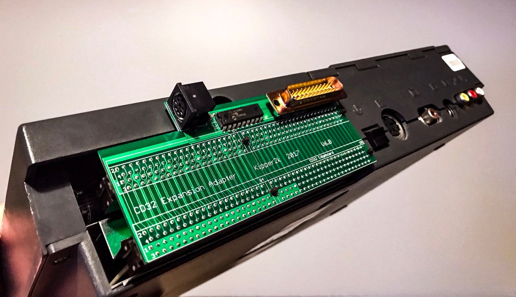 Amiga CD32 TF328 Kipper2k v6 Exp adapter Back cover by RetromanIE ...
