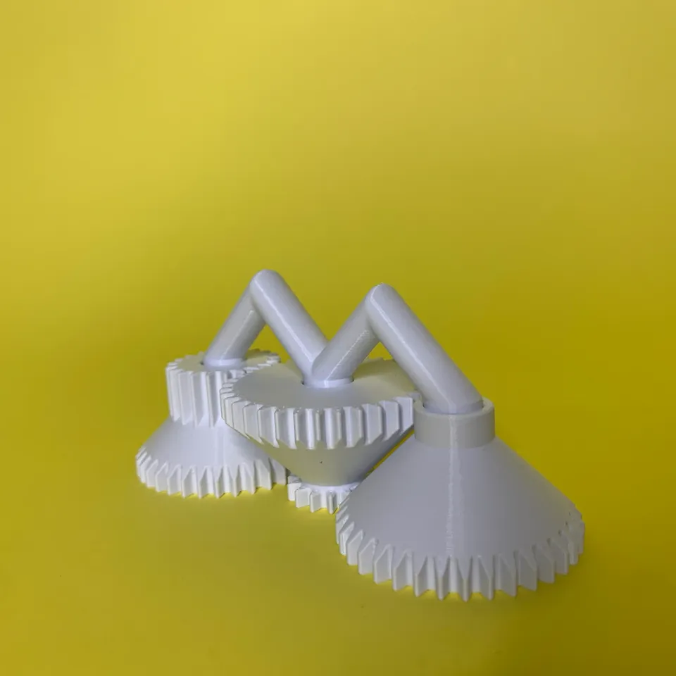 Print in Place Compound Gears by JBVCreative, Download free STL model