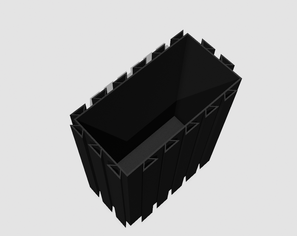 Miniatura 5 do modelo 3D Modular, stackable storage drawer system, no supports needed