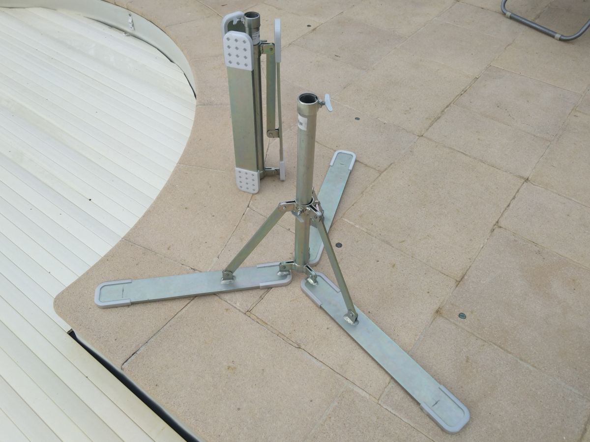 Patins pied parasol professionnel plat lourd 14kg