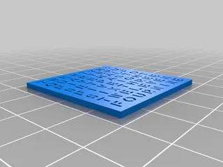 Word Clock Face