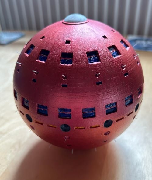 Perlians (the Third Conditioned): 250m  Spherical spaceship