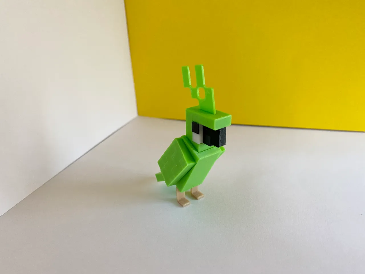 Green Parrot Minecraft By Lazlo Download Free Stl Model Printables Com