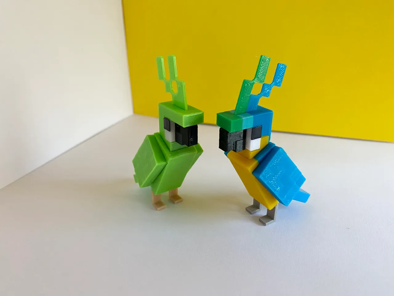 Green Parrot Minecraft By Lazlo Download Free Stl Model Printables Com