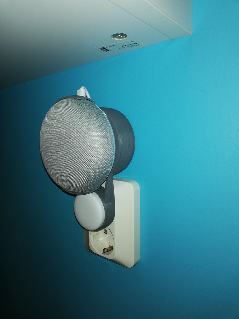 Google home Mini sidemount with cable mgmt EU