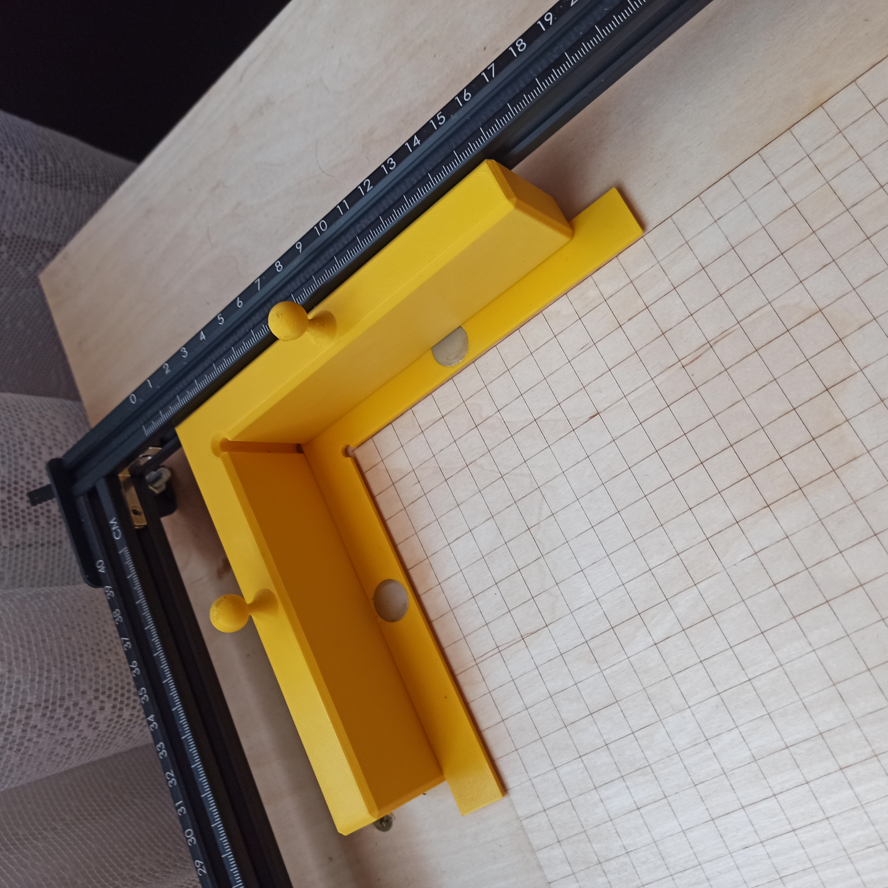 Laser Cutter Positioning Square