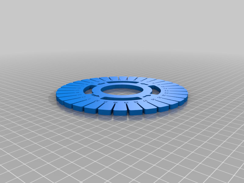 Miniatura 2 do modelo 3D Kumihimo Disk