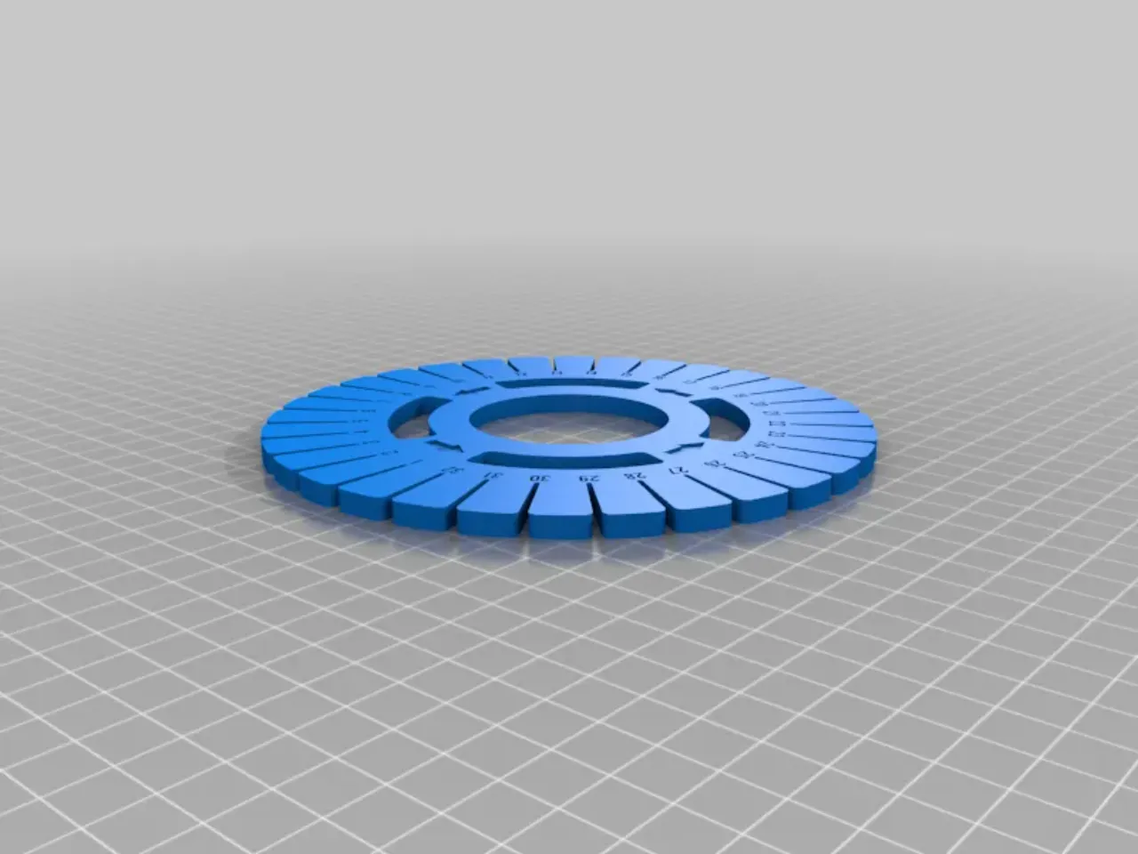 kumihimo disk by jbruce12000, Download free STL model