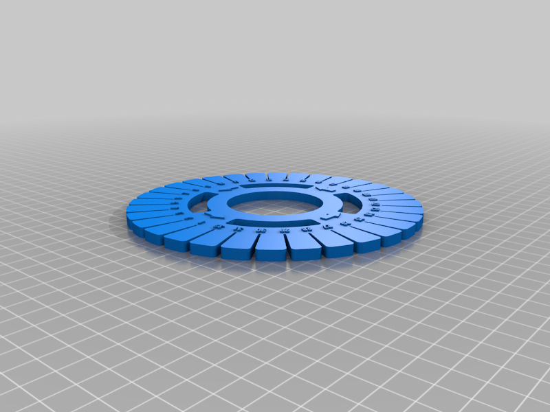 Miniatura 3 do modelo 3D Kumihimo Disk